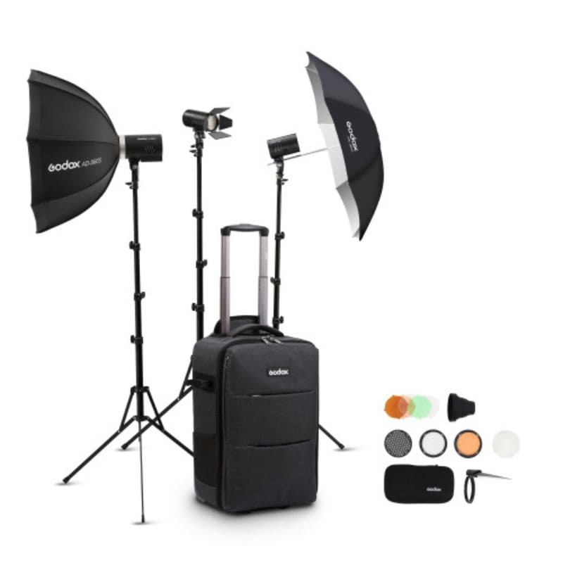 Godox AD-K1 Kit- 1x AD300Pro Plus 2x AD100Pro- Plus Additional Accessories2