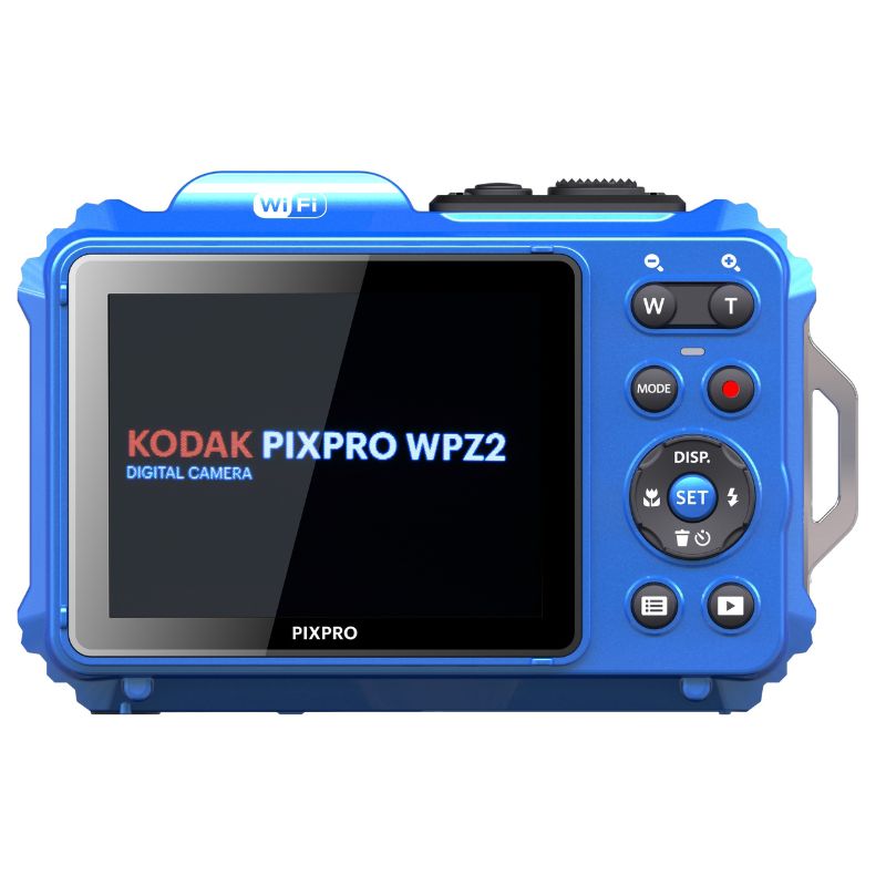 Kodak PIXPRO WPZ2 16MP 4x Zoom Tough Compact Camera - Blue - Camera Only1