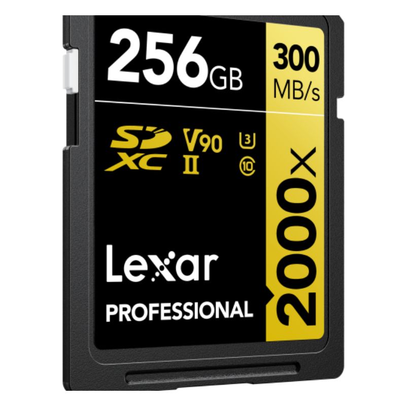 LEXAR SD Pro Gold Series UHS-II 2000x 256GB V901