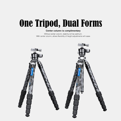 Leofoto Mr.Q series LQ-365C carbon tripod with LH-47 ball head14