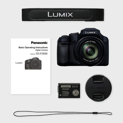 Panasonic DMC-FZ82D Digital Bridge Camera Bla